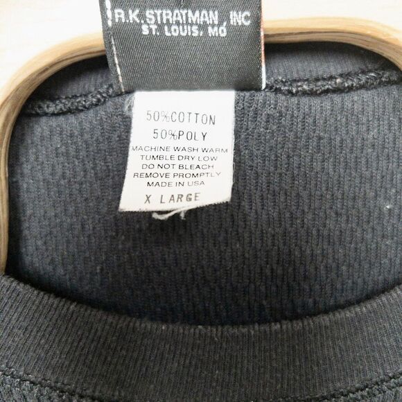 Vintage y2k Harley Davidson Waffle Shirt Thermal Mens XL Benjys Harley Davidson - Picture 4 of 9